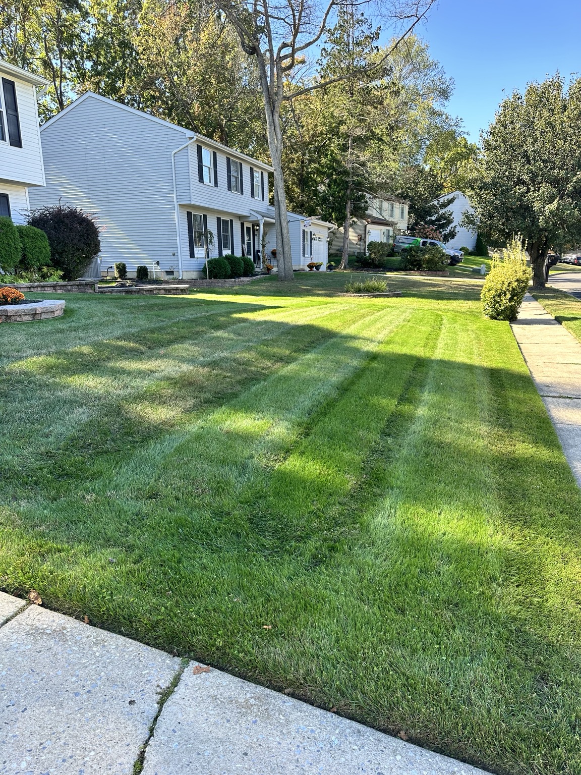 Residential lawn maintenance